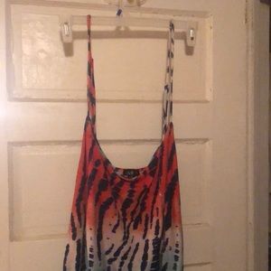 Soft material 4x spaghetti strap dress multiple colors